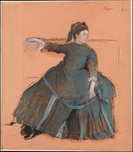 Edgar Degas:Woman on a Sofa 1875-16x12"(A3) Poster