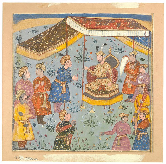 :Reception of a Persian Ambassador by a Mughal Prince early -16x12"(A3) Poster