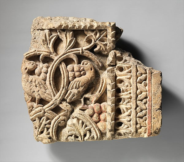:Fragment from a Two-Sided Sanctuary Screen 5th–6th century-16x12"(A3) Poster
