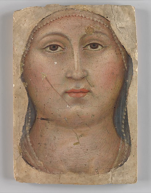 Taddeo di Bartolo:Head of the Virgin c1397-16x12"(A3) Poster