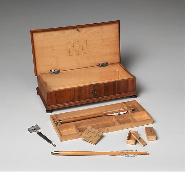 Crossbow Bolt Box  with Accessories c1735–50,  Poster Print
