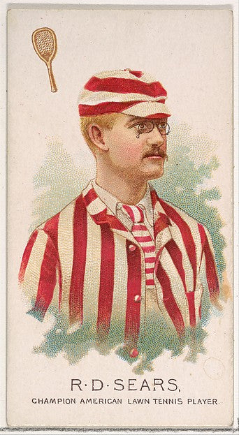 :R.D. Sears Champion American Lawn Tennis Player from World'-16x12"(A3) Poster