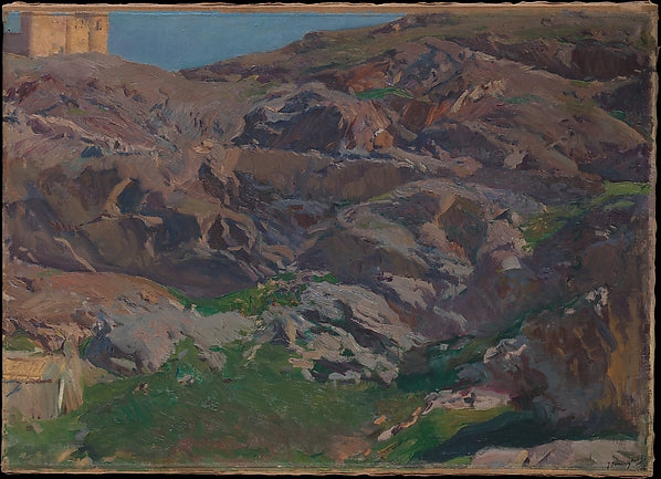 Joaquín Sorolla y Bastida:Castle of San Servando Toledo 1906-16x12"(A3) Poster