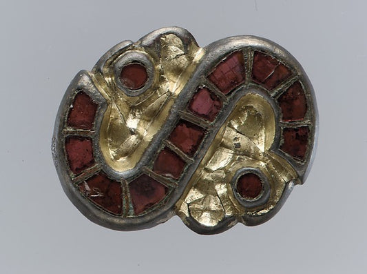 :S-Shaped Brooch late 6th century-16x12"(A3) Poster