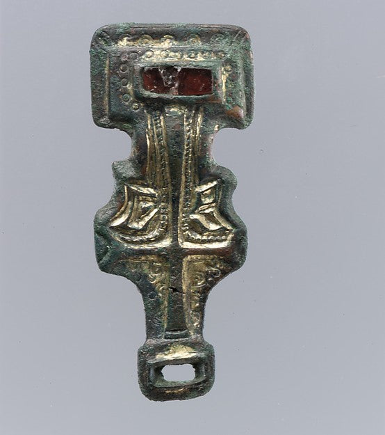 :Miniature Square-Headed Brooch first half 6th century-16x12"(A3) Poster