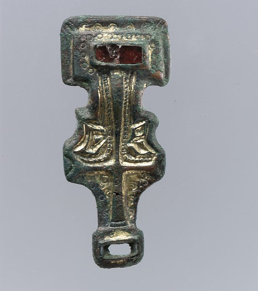 :Miniature Square-Headed Brooch first half 6th century-16x12"(A3) Poster