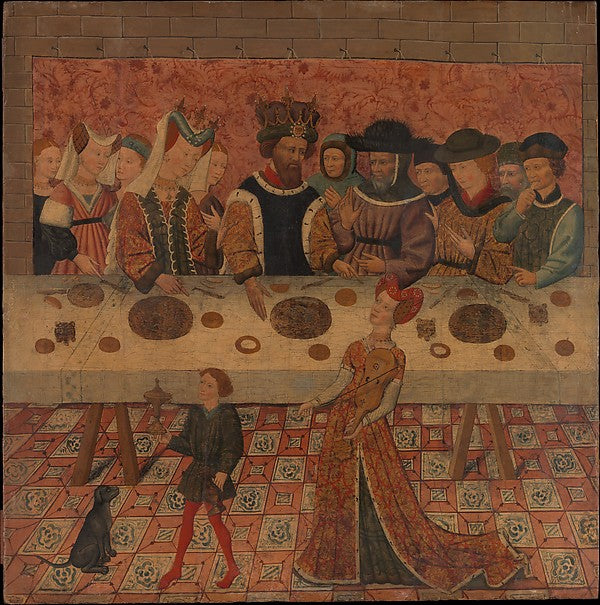 Spanish Painter:Salome Dancing before Herod -16x12"(A3) Poster