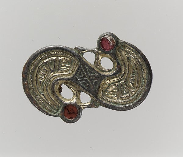 :S-Shaped Brooch 6th century-16x12"(A3) Poster