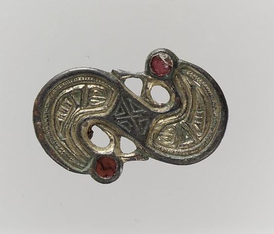 :S-Shaped Brooch 6th century-16x12"(A3) Poster