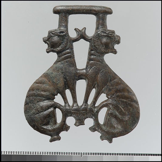 :Harness Pendant with Confronted Beasts 500–600-16x12"(A3) Poster