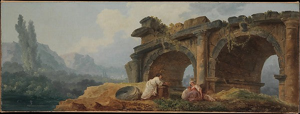 Hubert Robert:Arches in Ruins -16x12"(A3) Poster