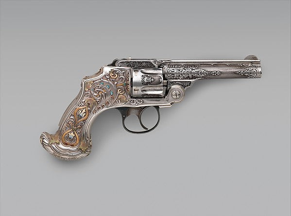 Smith and Wesson .38 Caliber Safety Third Model Double-Action, 16X12"(A3) Poster