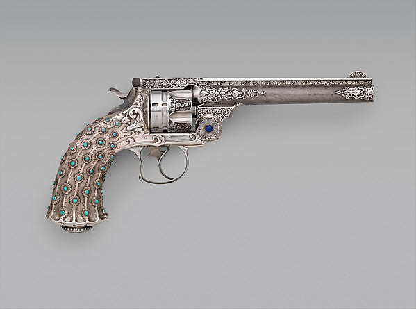 Smith and Wesson New Model No. 3  .44 Caliber Double-Action Na,  Poster Print Wall Art