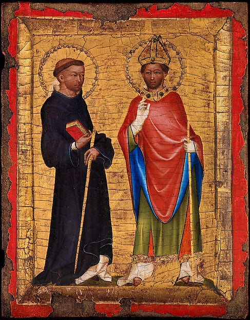 :Saints Procopius and Adalbert c1340–50-16x12"(A3) Poster