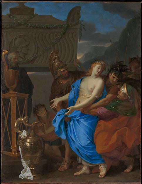 Charles Le Brun:The Sacrifice of Polyxena 1647-16x12"(A3) Poster