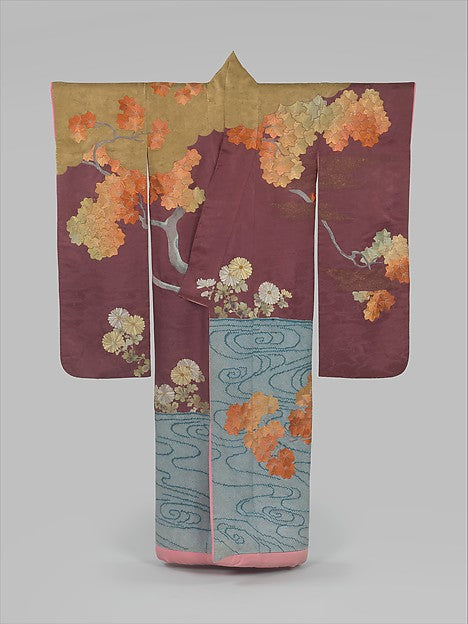 ,Outer Robe with Maple Tree and River first half o,Classic Ming China Image,16x12"(A3) Poster