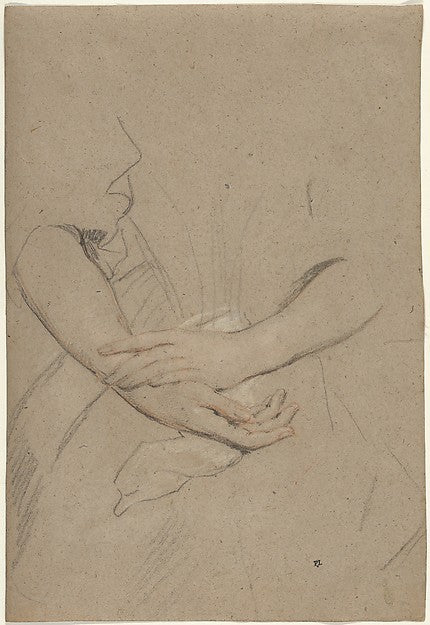 Sir Peter Lely:Study of the Forearms and Hands of a Woman c1-16x12"(A3) Poster