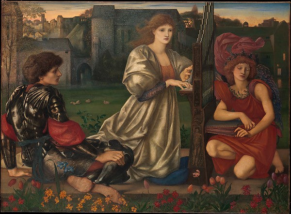 Sir Edward Burne-Jones:The Love Song 1868–77-16x12"(A3) Poster
