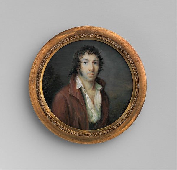 Attributed to Jean-Baptiste Sambat:Portrait of a Man -16x12"(A3) Poster
