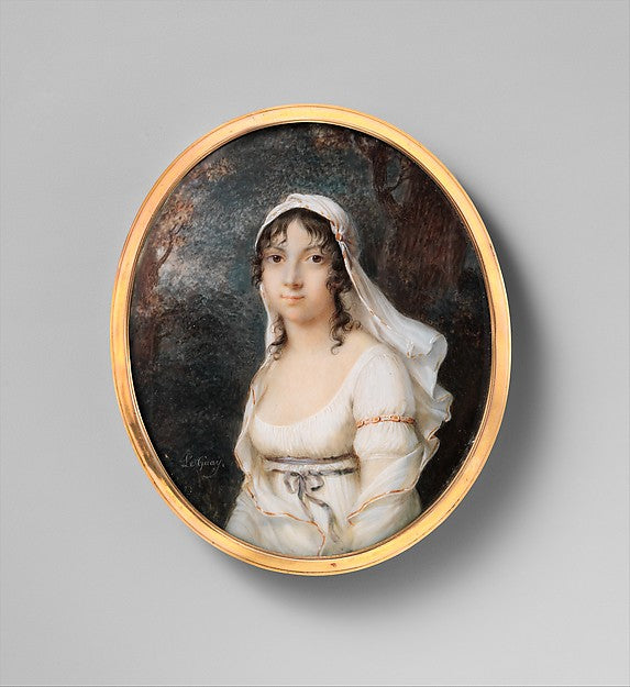 Étienne Charles Le Guay:Portrait of a Woman c1800-16x12"(A3) Poster