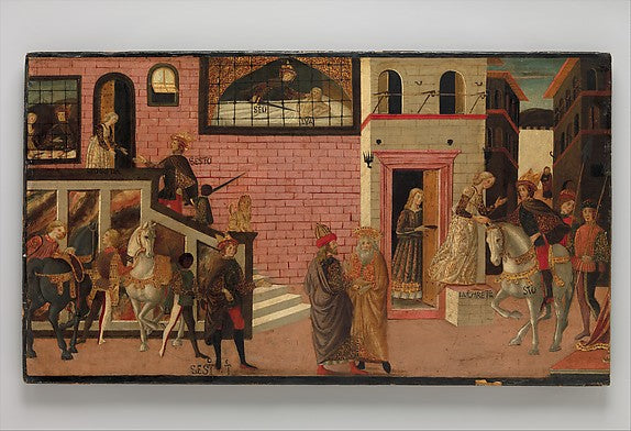 Master of Marradi:The Rape of Lucretia late 15th–early 16th -16x12"(A3) Poster