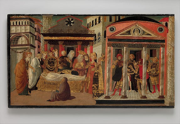 Master of Marradi:The Funeral of Lucretia late 15th–early 16-16x12"(A3) Poster