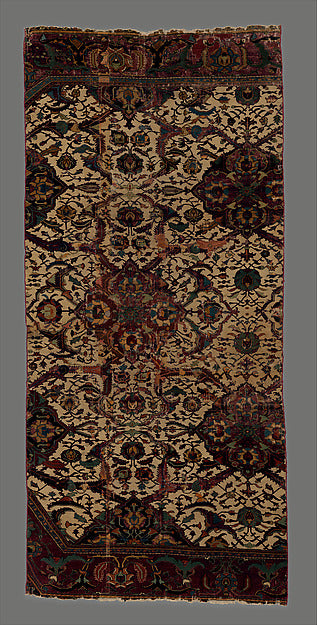 :Carpet Fragment 17th–18th century-16x12"(A3) Poster
