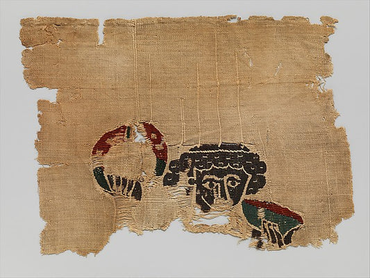 :Fragment with the Head of a Figure 4th–6th century-16x12"(A3) Poster