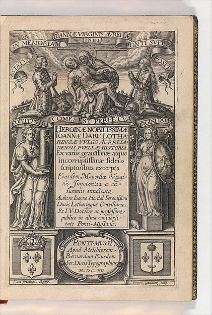 Heroinae Nobilissimae Ioannae Darc Lotharingae... 1612-,16x12"(A3)Poster