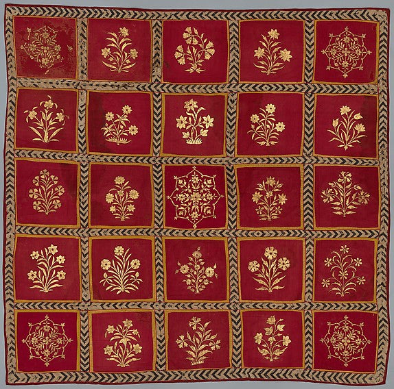 :Floral Canopy or Screen 17th–18th century-16x12"(A3) Poster