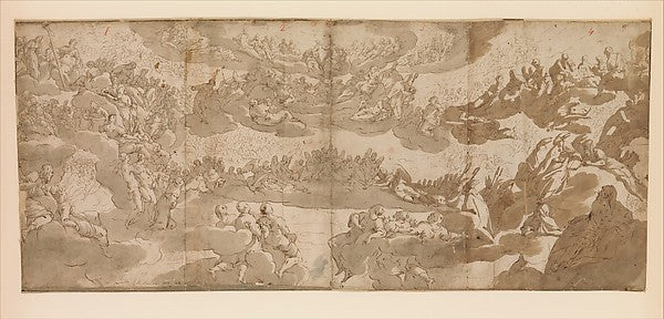 Paradise 1519–94-After Jacopo Tintoretto ,  Poster Print Wall Art
