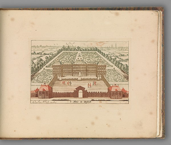 Tooneel Der Voornaamste Nederlands Huizen  En Lust Hoven  Naar,  Poster Print Wall Art