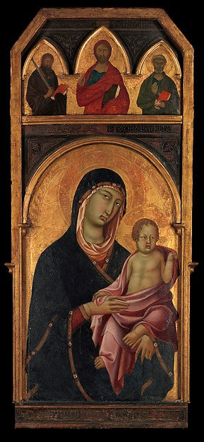Segna di Buonaventura:Madonna and Child c1320-16x12"(A3) Poster