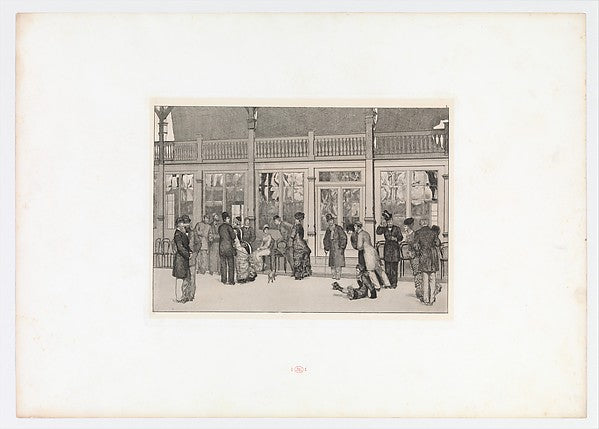 Max Klinger:Ort from Ein Handschuh . Cyclus von zehn Composi-16x12"(A3) Poster