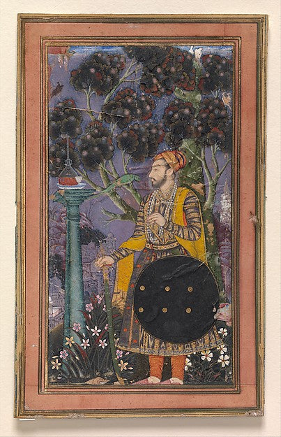 Attributed to "Bodleian painter":Sultan Muhammad 'Adil Shah -16x12"(A3) Poster