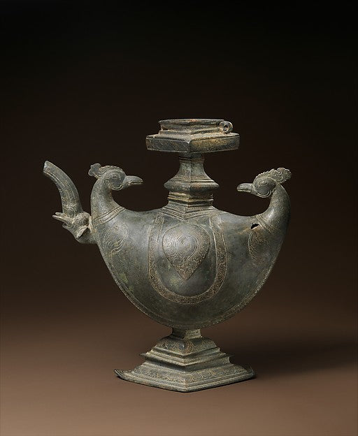 :Footed Ewer with Elephant-Headed Spout and Bird-Shaped Term-16x12"(A3) Poster