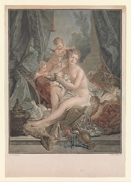 The Toilet of Venus 1783-Jean François Janinet,Designed by Fr, Poster Print