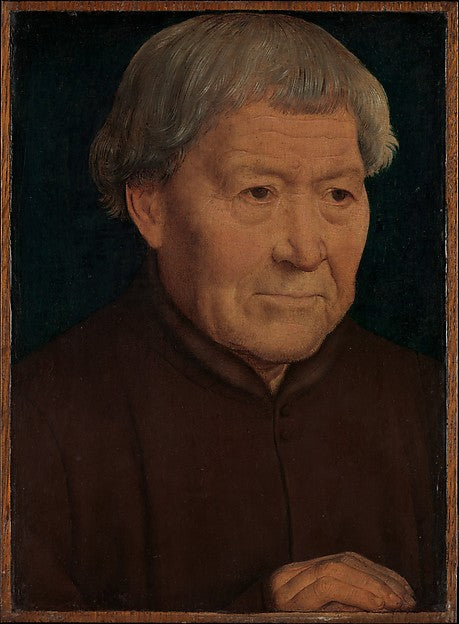 Hans Memling:Portrait of an Old Man c1475-16x12"(A3) Poster