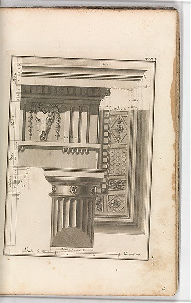 Il Vignola Illustrato Proposto da Giambattista Spampani  e Car,  Poster Print Wall Art