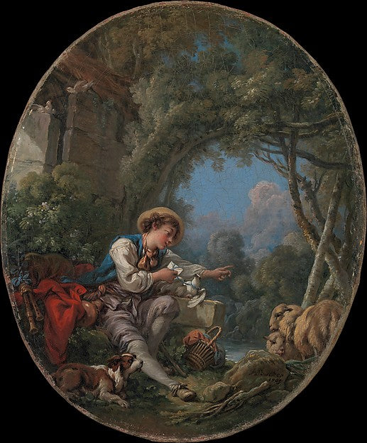 François Boucher:The Dispatch of the Messenger 1765-16x12"(A3) Poster