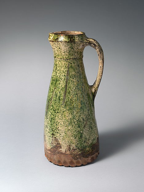 :Green Glazed Jug 14th century-16x12"(A3) Poster