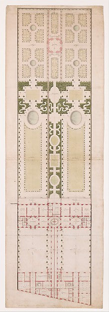 Ground Plan for the Hotel de la Rochefoucauld Doudeauville and, Poster Print