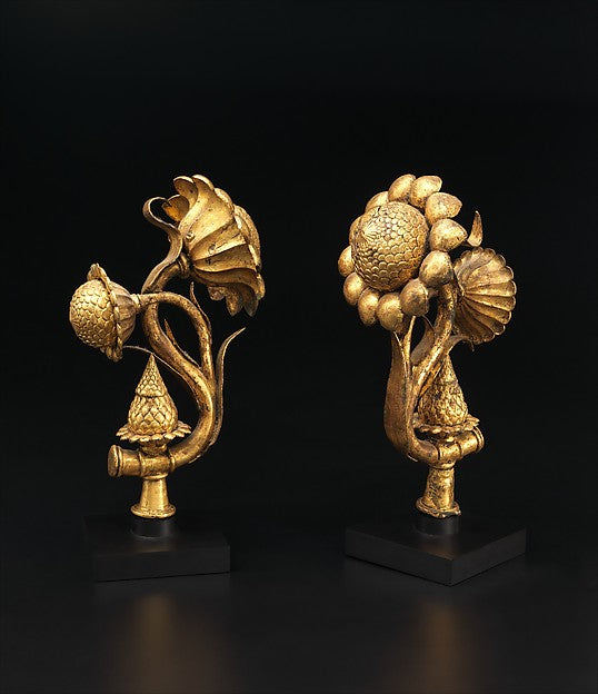 :A Pair of Lotus Finials c1650-1680-16x12"(A3) Poster