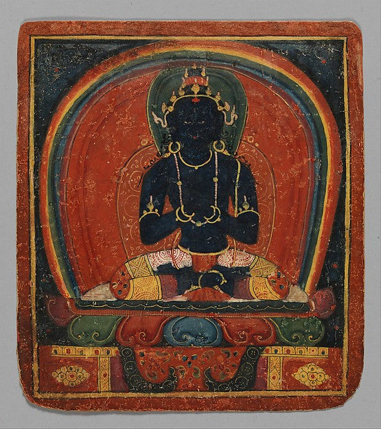 Initiation Card  -  Samanthabhadri early 15th cent,  Poster Print Wall Art