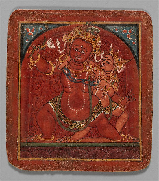 Initiation Card  -  Hayagriva early 15th cent,  Poster Print Wall Art