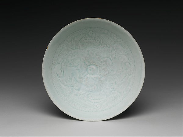 Bowl with Two Boys and Foliage 12th–13th cent,16x12"(A3)Poster