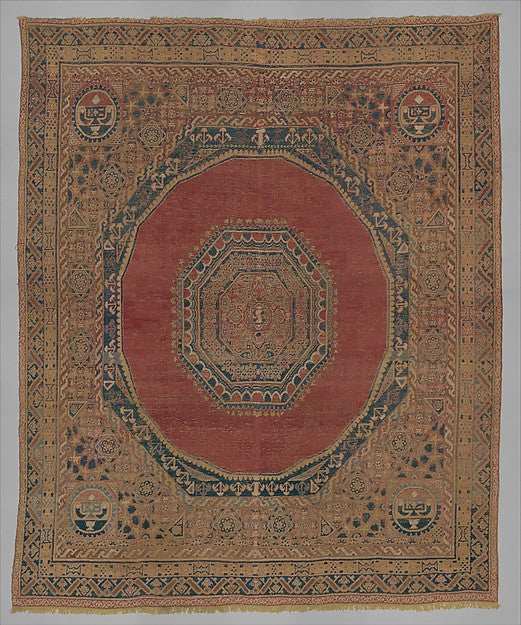 :Carpet probably 18th–19th century-16x12"(A3) Poster