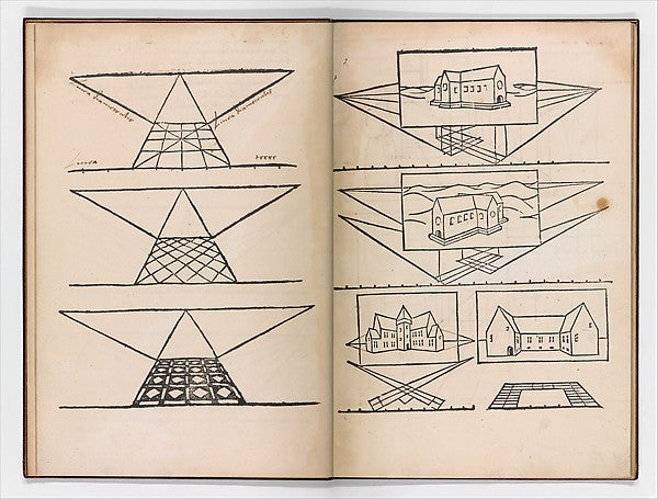 Von der Kunnst Perspectiva 1540-,16x12"(A3)Poster