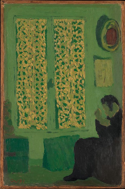 Édouard Vuillard:The Green Interior 1891-16x12"(A3) Poster