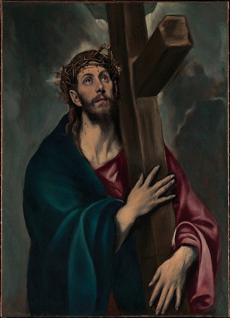 El Greco  1540/41–1614 Toledo):Christ Carrying the Cross c15-16x12"(A3) Poster